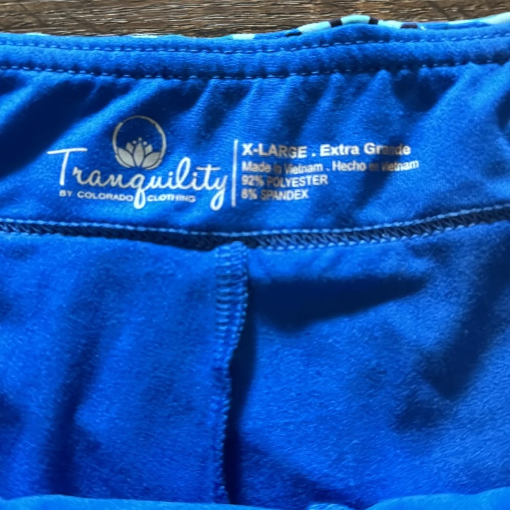 Tranquility by Colorado clothing XL golf skirt blue starburst - Picture 3 of 3